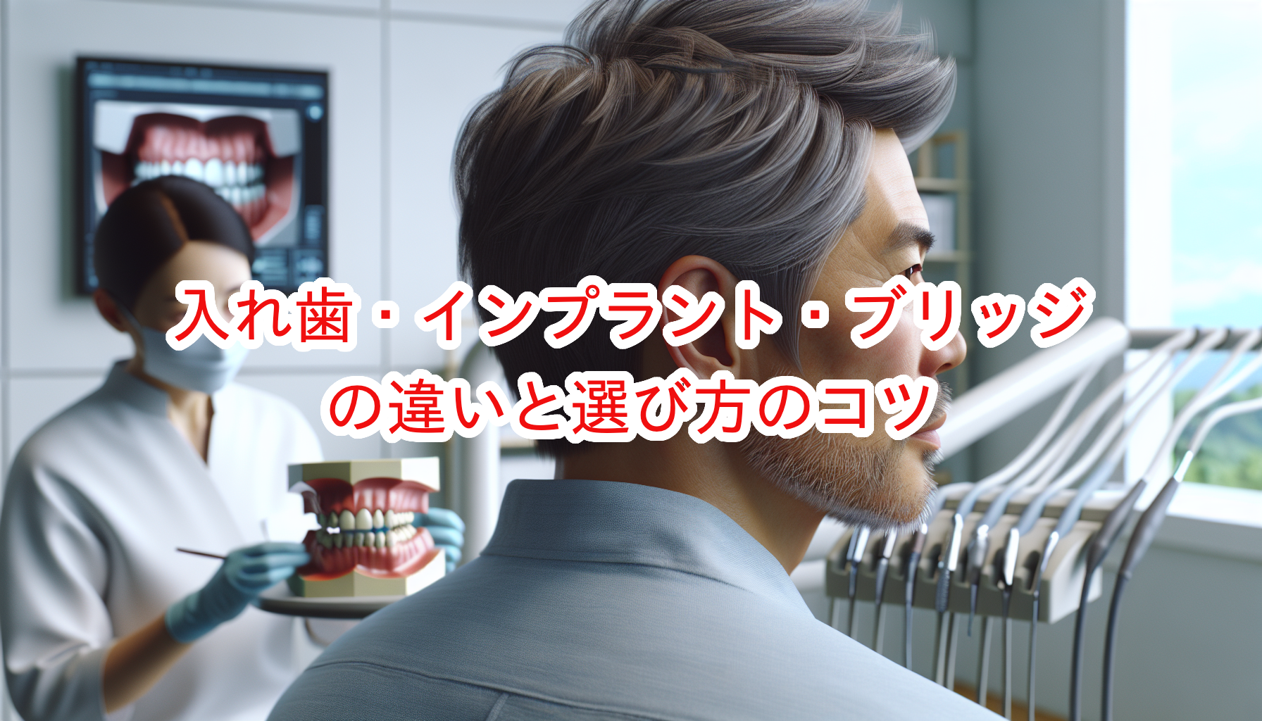 【必見】入れ歯とインプラントの違いと選び方のコツ