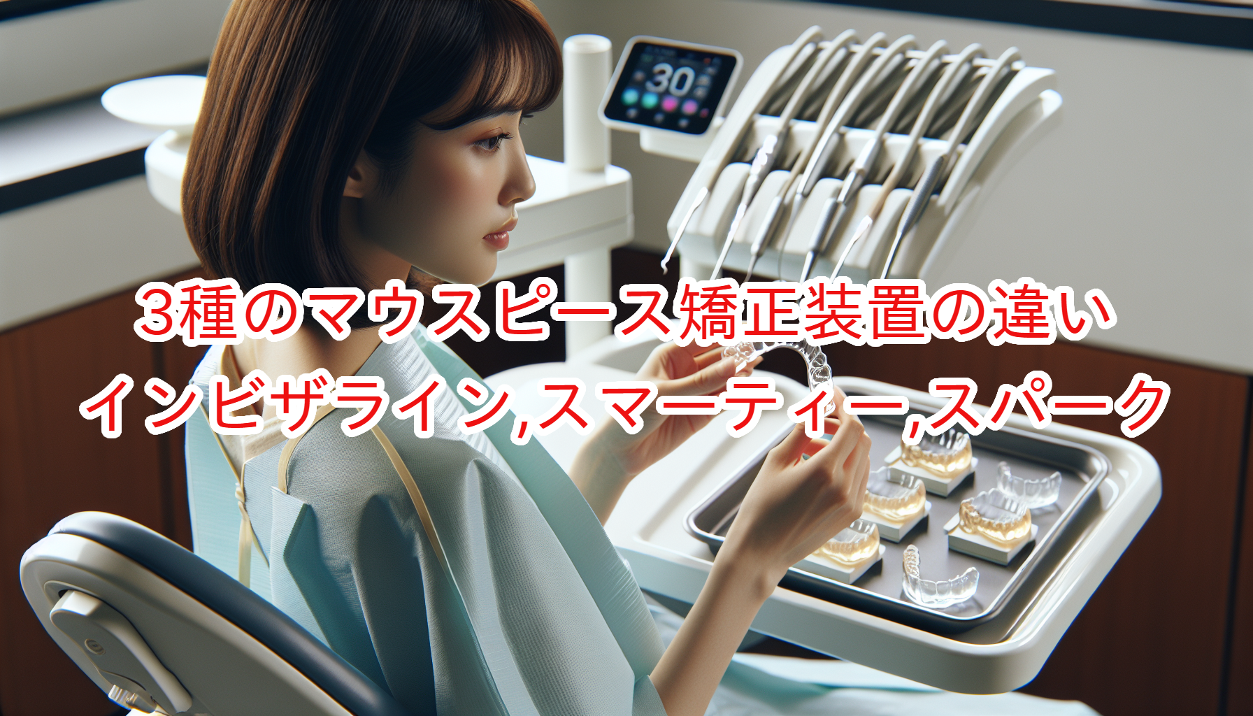 海老沢歯科医院で扱う3種のマウスピース矯正装置の違いを徹底比較 ー インビザライン、スマーティー、スパーク